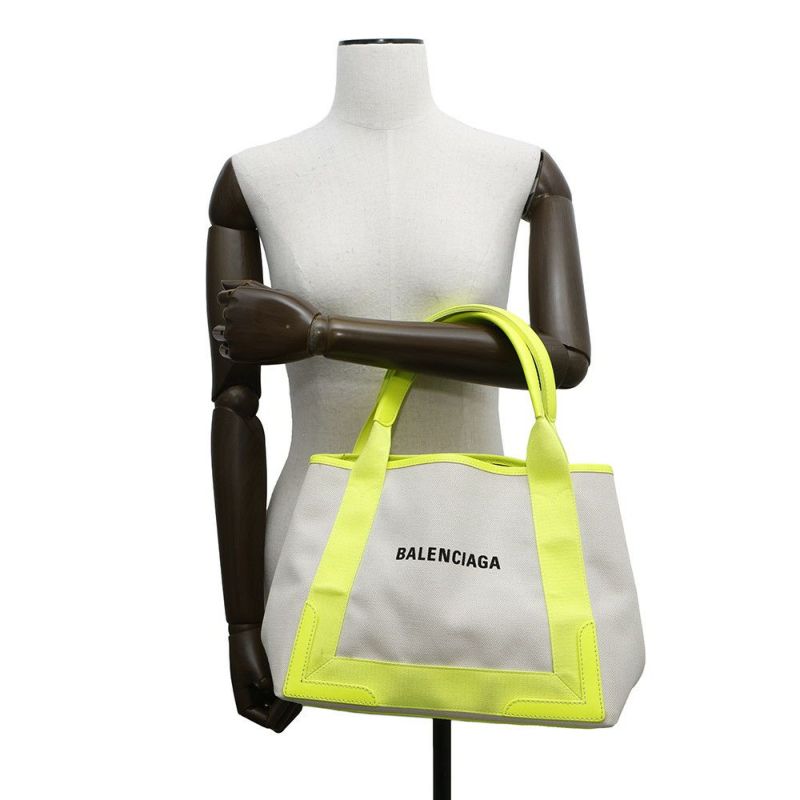 バレンシアガ トートバッグ ネイビーカバス S ポーチ付 339933 BALENCIAGA スモールサイズ バッグ