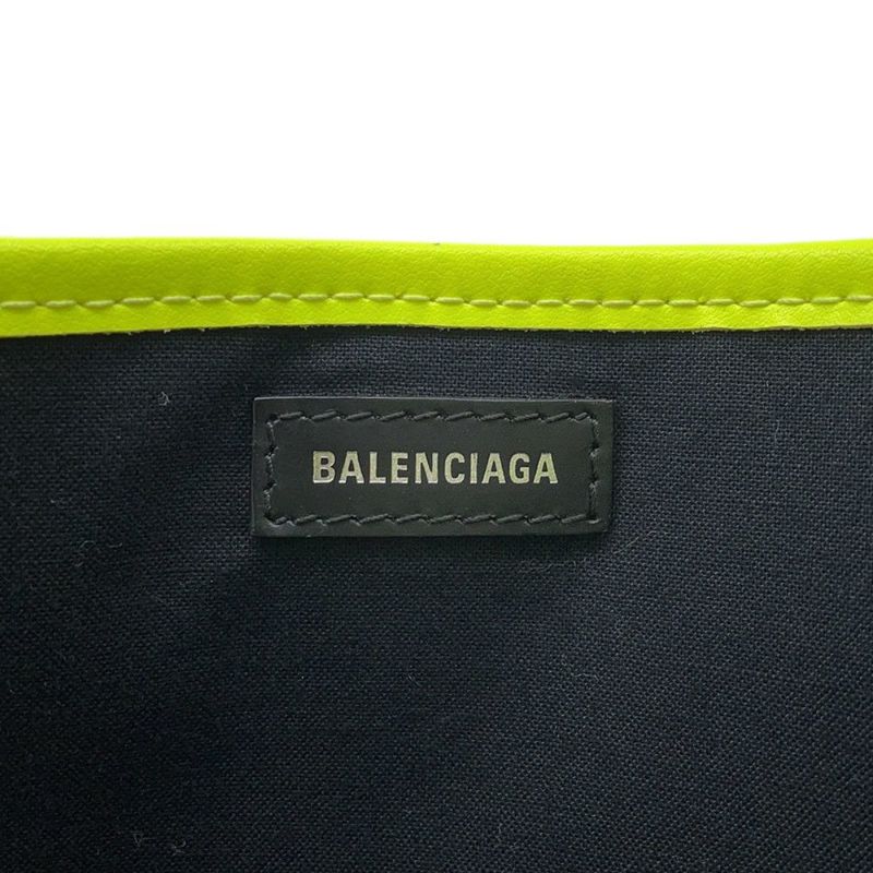 バレンシアガ トートバッグ ネイビーカバス S ポーチ付 339933 BALENCIAGA スモールサイズ バッグ