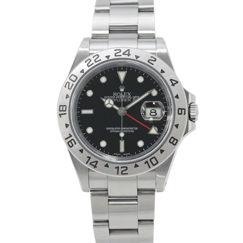 ロレックス エクスプローラー2 Y番 16570 ROLEX 腕時計 黒文字盤
