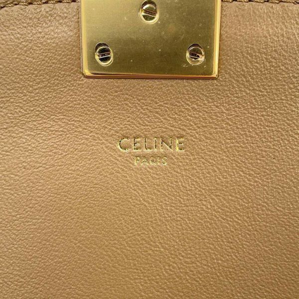 セリーヌ ショルダーバッグ Cミディアム チェーンショルダーバッグ カーフレザー 187253 CELINE バッグ セー ベージュ