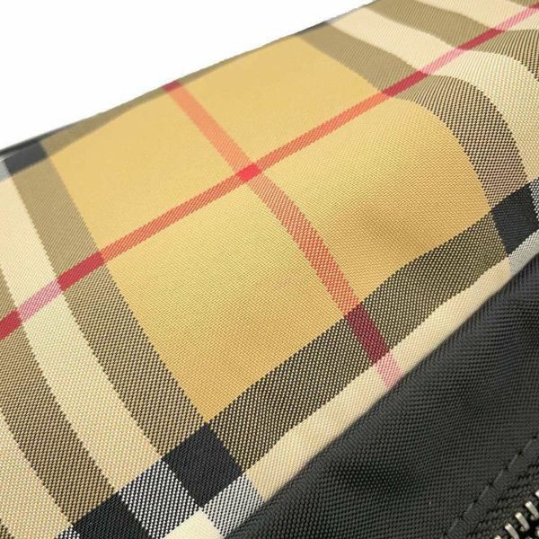 バーバリー ボディバッグ ヴィンテージチェック ナイロン 8005416 BURBERRY ベルトバッグ ウエストバッグ 黒