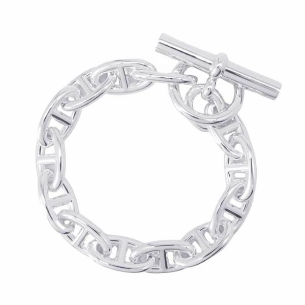 エルメス ブレスレット シェーヌダンクルGM 13コマ SV925シルバー HERMES ジュエリー