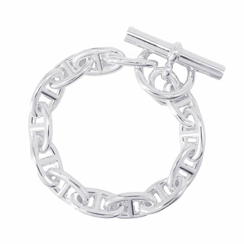 エルメス ブレスレット シェーヌダンクルGM 13コマ SV925シルバー HERMES ジュエリー