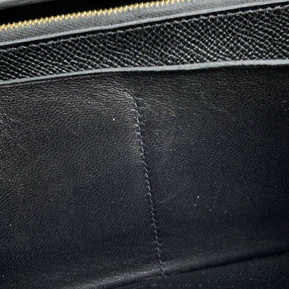 エルメス ケリーウォレット ロング トゥーゴー ブラック/ゴールド金具 ヴォーエプソン D刻印 黒