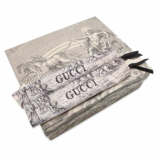 グッチ ブーツ 千鳥格子 ウール ボア レディースサイズ37 591039 GUCCI 靴 ブーティ 黒