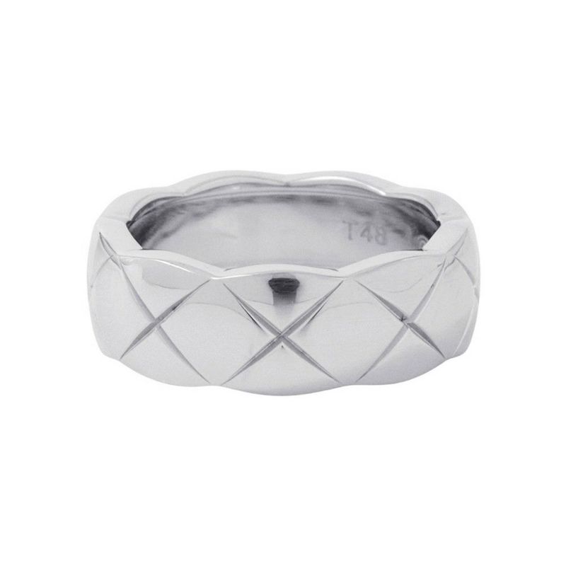 シャネル リング ココ クラッシュ コレクション リング ミディアム K18WG サイズ48 J10570 CHANEL 指輪 ジュエリー