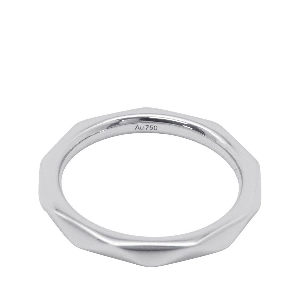 グラフ リング ローレンス グラフ シグネチャー バンド K18WGホワイトゴールド リングサイズ約9号 GRAFF 指輪