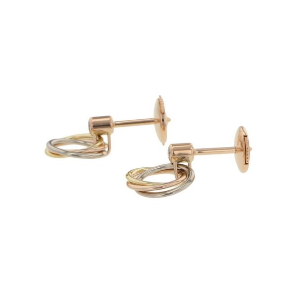カルティエ ピアス トリニティ ピアス K18WG/K18YG/K18PG ダイヤ計約0.08ct B8043200 Cartier