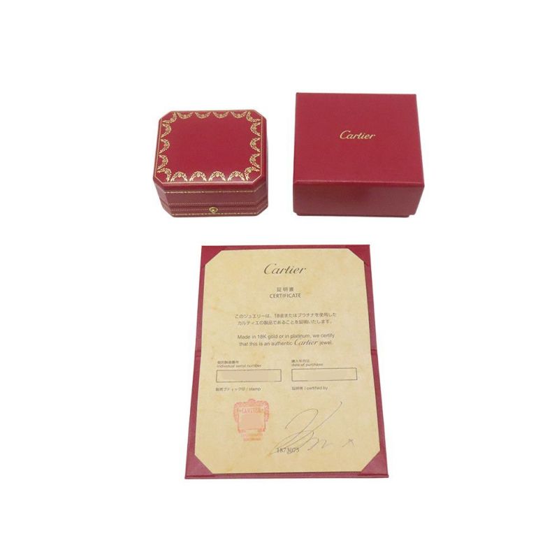 カルティエ ピアス トリニティ ピアス K18WG/K18YG/K18PG ダイヤ計約0.08ct B8043200 Cartier