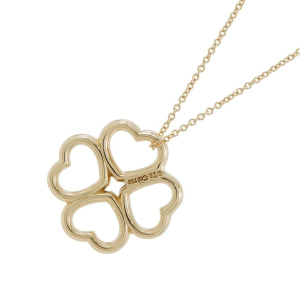 ティファニー ネックレス クラウン オブ ハート ペンダント K18YGイエローゴールド Tiffany&Co. クローバー