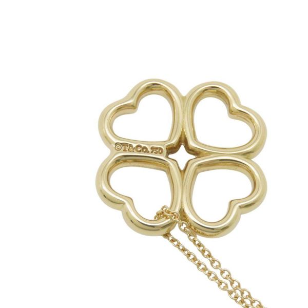 ティファニー ネックレス クラウン オブ ハート ペンダント K18YGイエローゴールド Tiffany&Co. クローバー