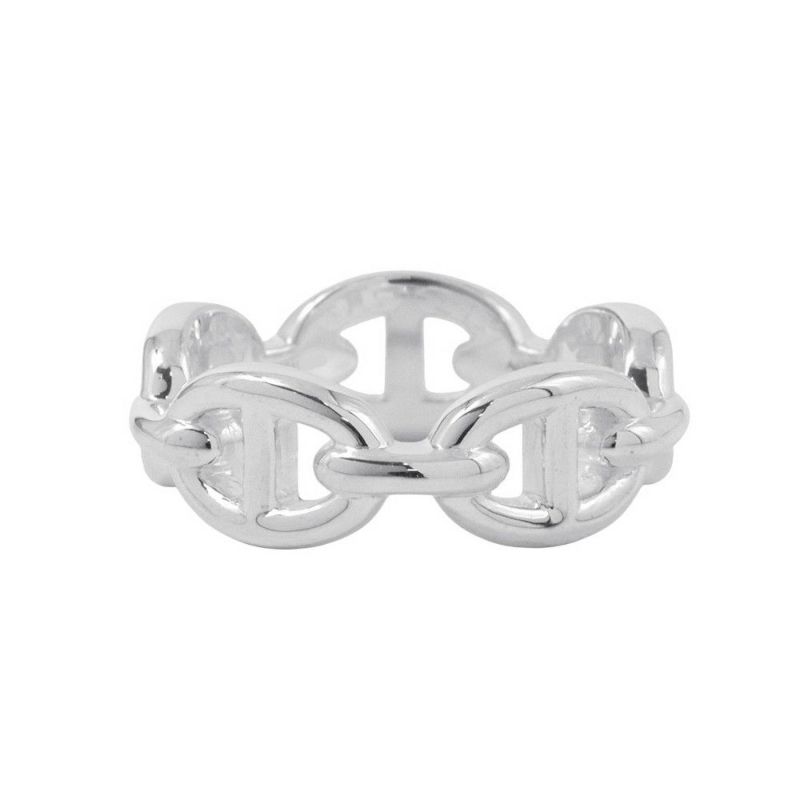 エルメス リング シェーヌダンクル アンシェネPM Enchainee SV925シルバー リングサイズ54 HERMES ジュエリー 指輪