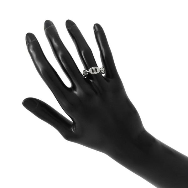 エルメス リング シェーヌダンクル アンシェネPM Enchainee SV925シルバー リングサイズ54 HERMES ジュエリー 指輪