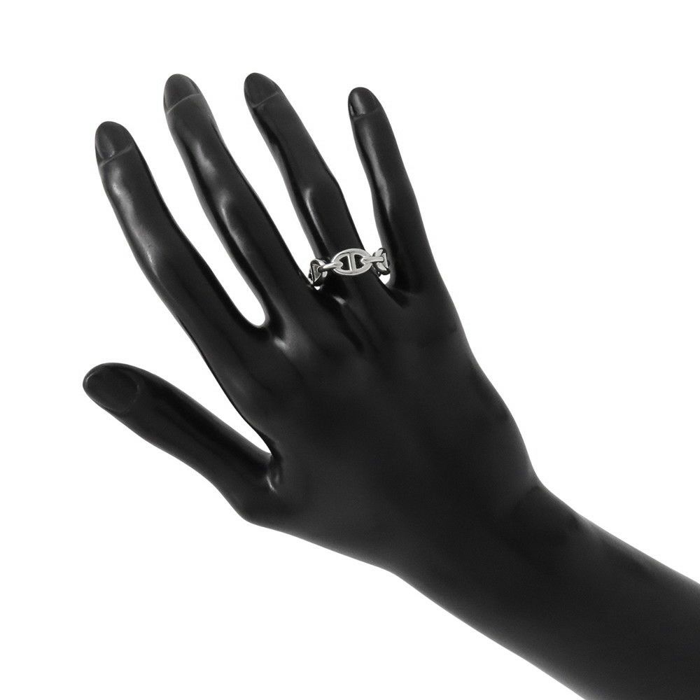 エルメス リング シェーヌダンクル アンシェネPM Enchainee SV925シルバー リングサイズ54 HERMES ジュエリー 指輪