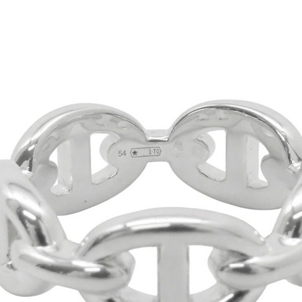 エルメス リング シェーヌダンクル アンシェネPM Enchainee SV925シルバー リングサイズ54 HERMES ジュエリー 指輪