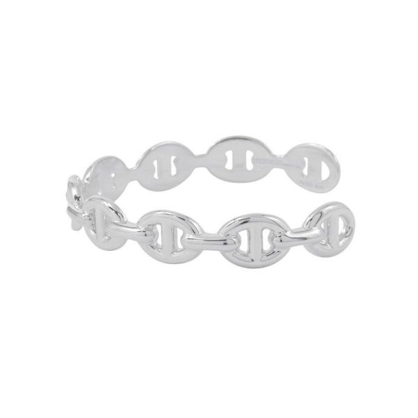 エルメス ブレスレット シェーヌダンクル アンシェネ バングル SV925シルバー サイズSH HERMES バングル