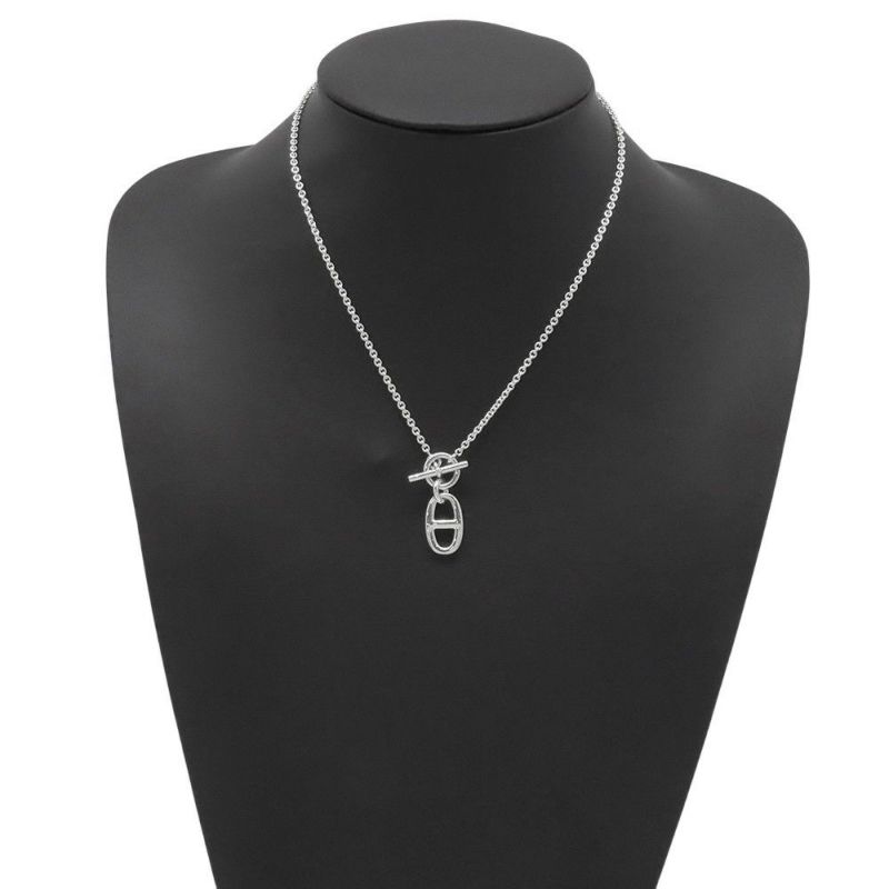 エルメス ネックレス シェーヌダンクル アミュレット SV925シルバー HERMES ペンダント ジュエリー