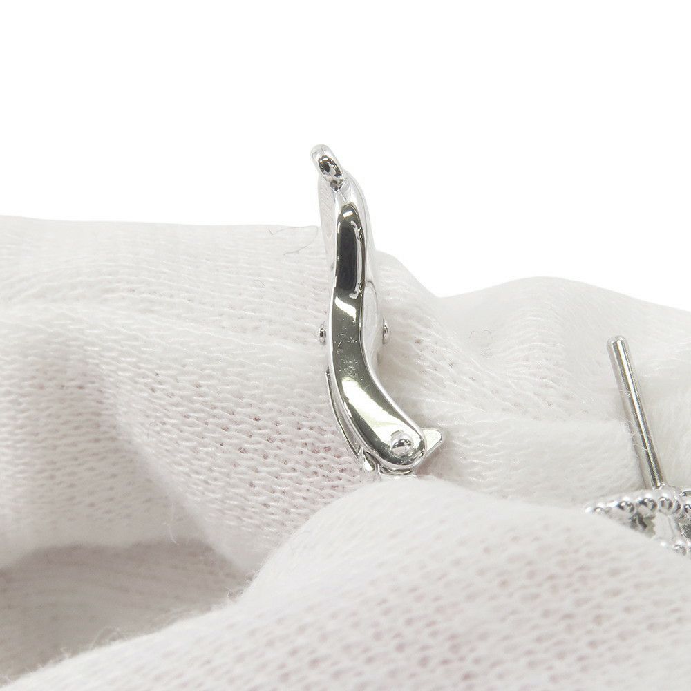 ヴァンクリーフ&アーペル ピアス ヴィンテージ アルハンブラ イヤリング マザーオブパール K18WGホワイトゴールド VCARF48600