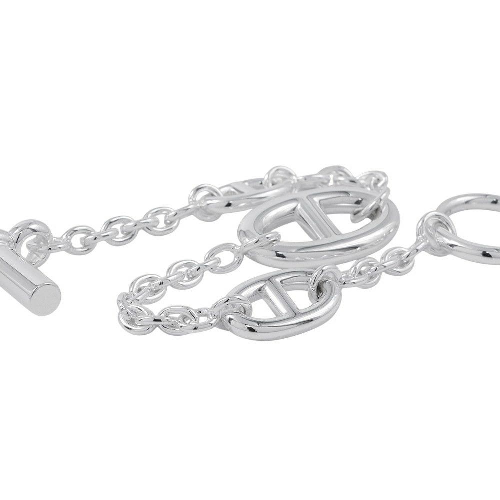 エルメス ブレスレット シェーヌダンクル ファランドール SV925シルバー サイズST HERMES ジュエリー