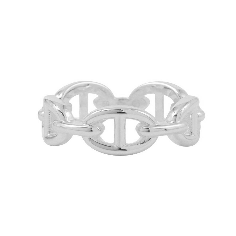 エルメス リング シェーヌダンクル アンシェネPM Enchainee SV925シルバー リングサイズ59 HERMES ジュエリー 指輪