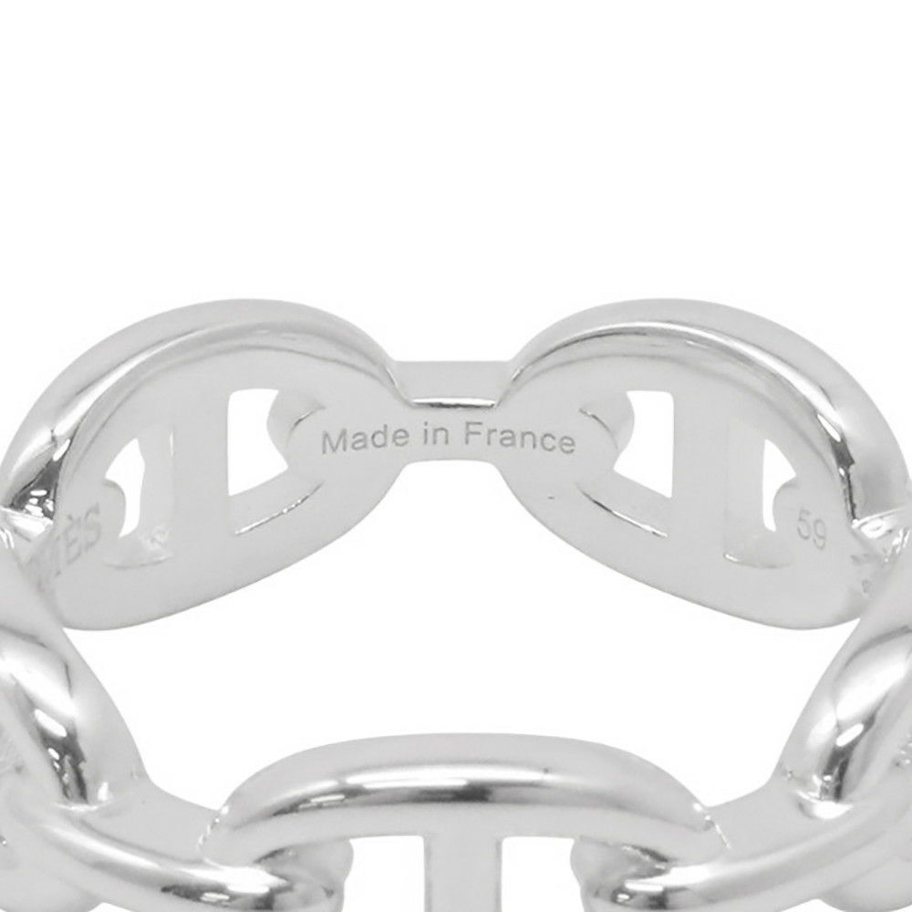 エルメス リング シェーヌダンクル アンシェネPM Enchainee SV925シルバー リングサイズ59 HERMES ジュエリー 指輪