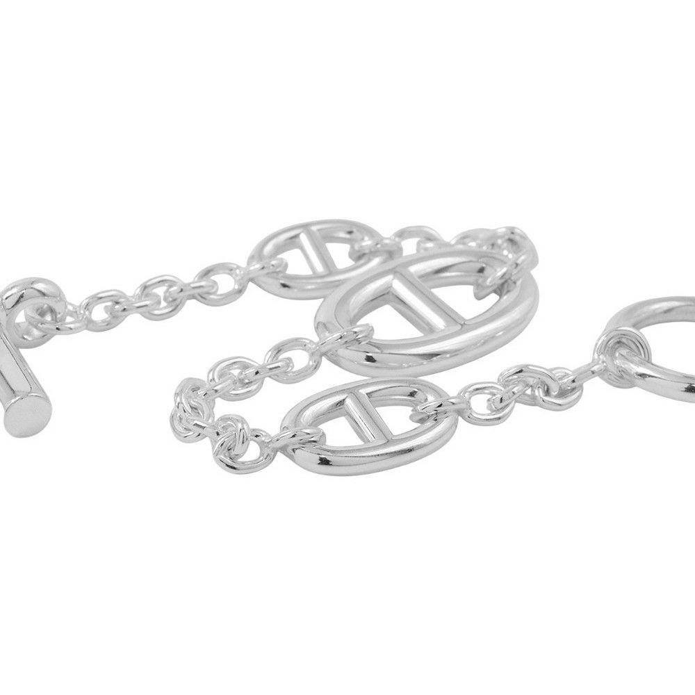 エルメス ブレスレット シェーヌダンクル ファランドール SV925シルバー サイズSH HERMES ジュエリー