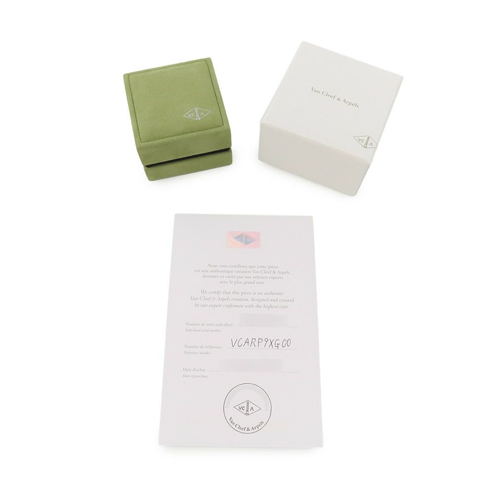 ヴァンクリーフ&アーペル ネックレス ヴィンテージ アルハンブラ ペンダント ギヨシェ K18WGホワイトゴールド VCARP9XG00