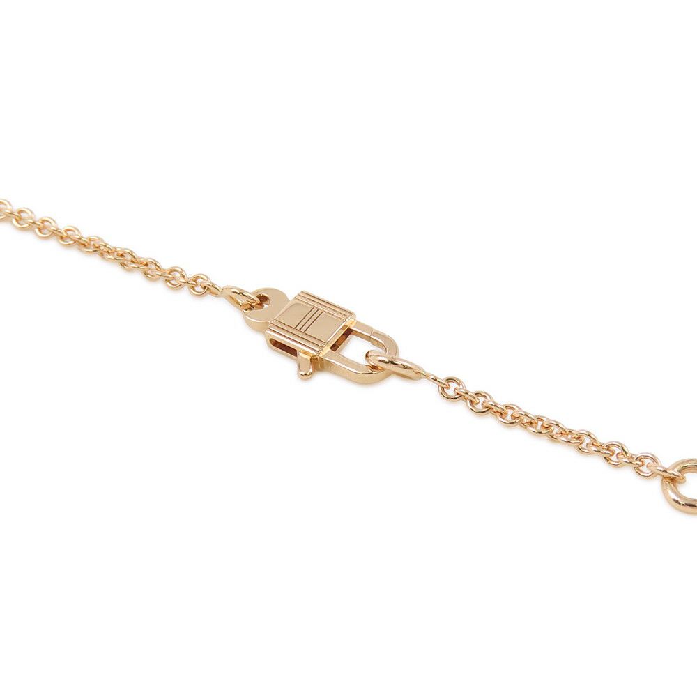 エルメス ネックレス アミュレット コンスタンス ペンダント ダイヤ 43P 計0.44ct K18PGピンクゴールド HERMES Amulettes Constance