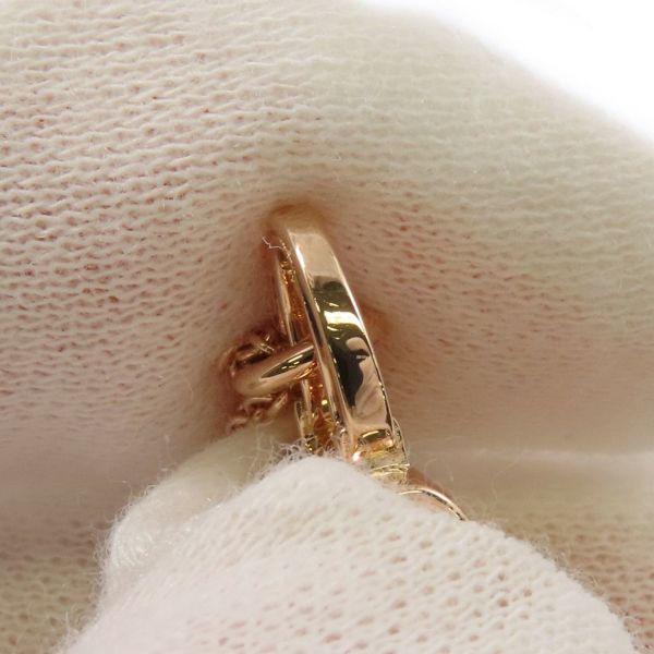 エルメス ネックレス アミュレット コンスタンス ペンダント ダイヤ 43P 計0.44ct K18PGピンクゴールド HERMES Amulettes Constance