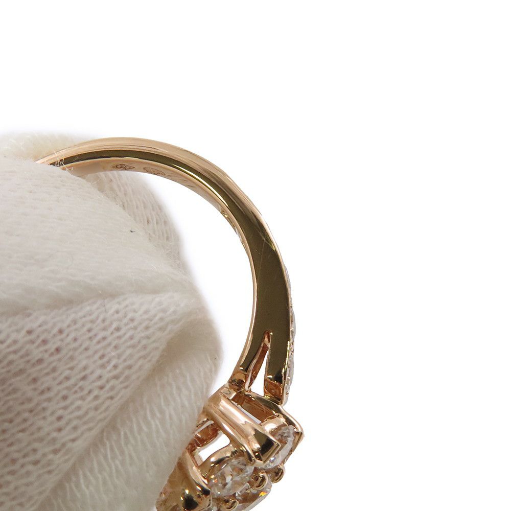 ヴァンクリーフ&アーペル リング フルーレット リング ダイヤモンド 17P 1.21ct K18PGピンクゴールド サイズ51 VCARPEBD00 指輪