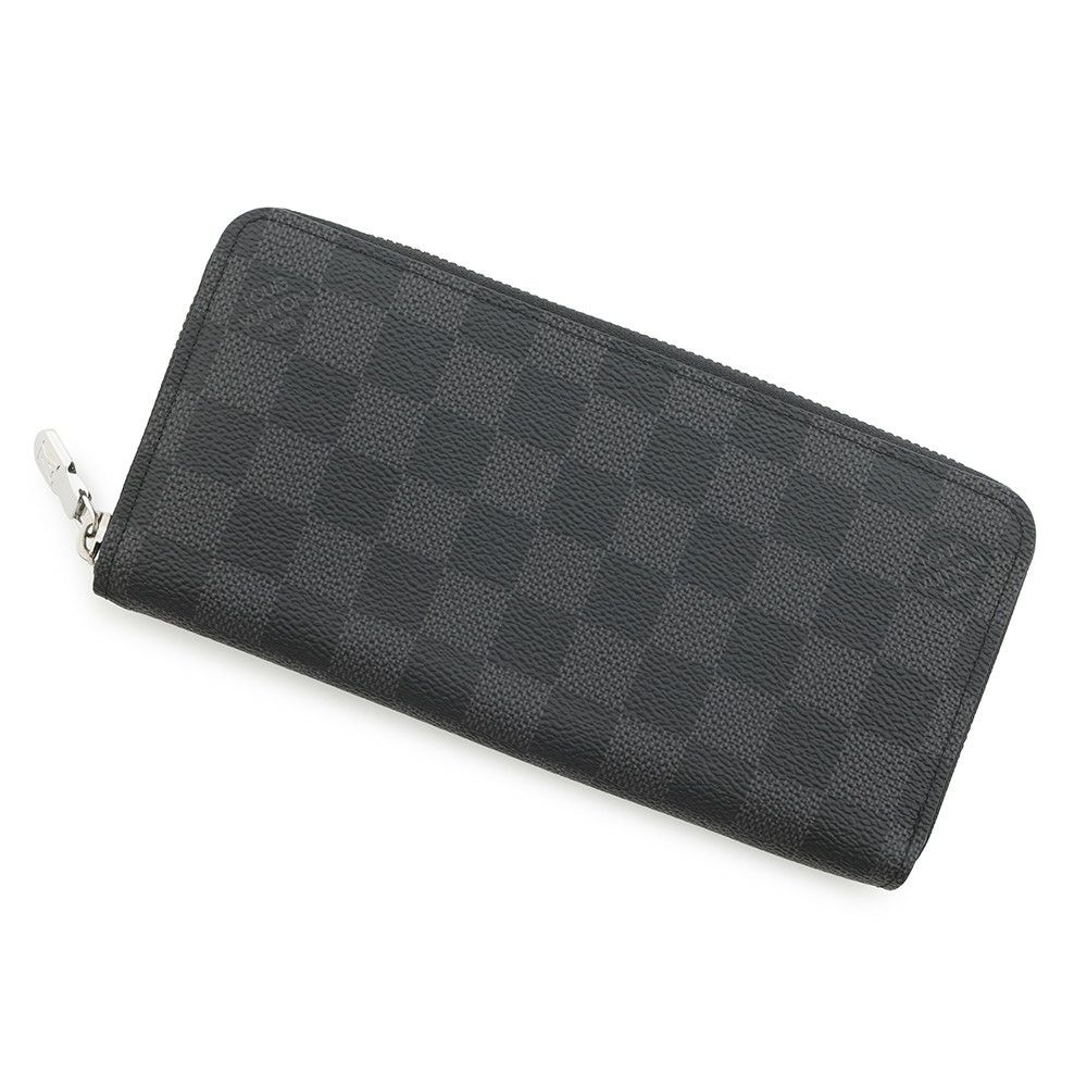 ルイヴィトン 長財布 ダミエ・グラフィット ジッピーウォレット・ホリゾンタル N00056 黒 ブラック
