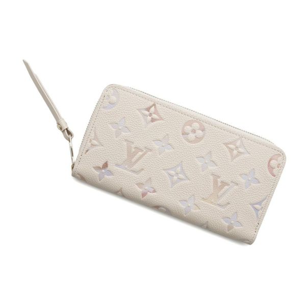 ルイヴィトン 長財布 モノグラム・アンプラント ジッピーウォレット M25594 財布 ドリームベージュ