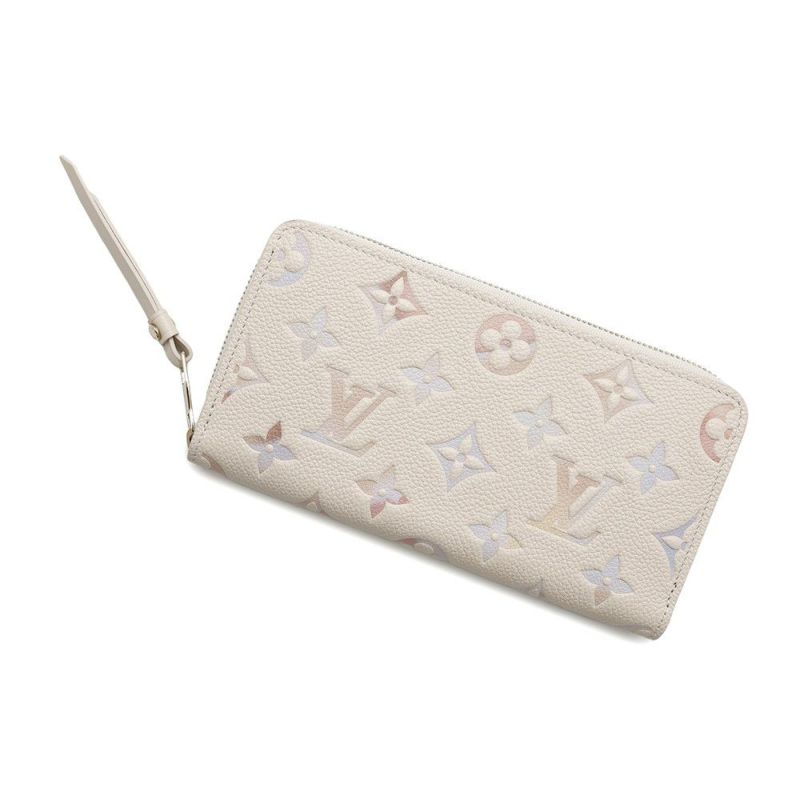 ルイヴィトン 長財布 モノグラム・アンプラント ジッピーウォレット M25594 財布 ドリームベージュ