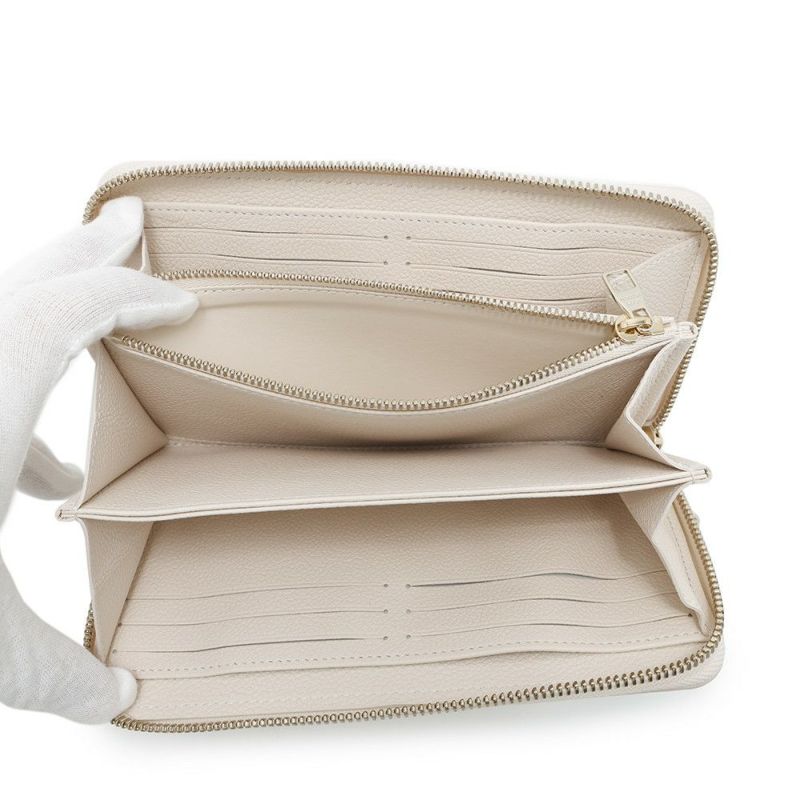 ルイヴィトン 長財布 モノグラム・アンプラント ジッピーウォレット M25594 財布 ドリームベージュ