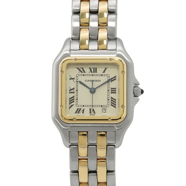 カルティエ パンテール MM 2ロウ 83083242 Cartier 腕時計 アイボリー文字盤 クォーツ