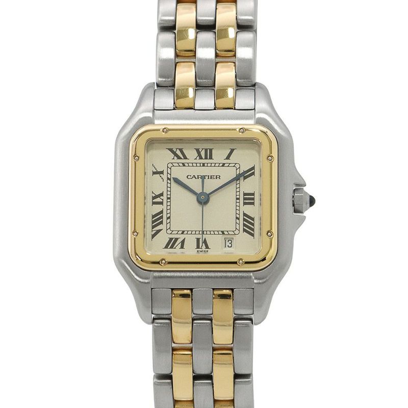 カルティエ パンテール MM 2ロウ 83083242 Cartier 腕時計 アイボリー文字盤 クォーツ