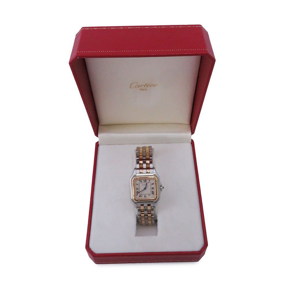 カルティエ パンテール MM 2ロウ 83083242 Cartier 腕時計 アイボリー文字盤 クォーツ