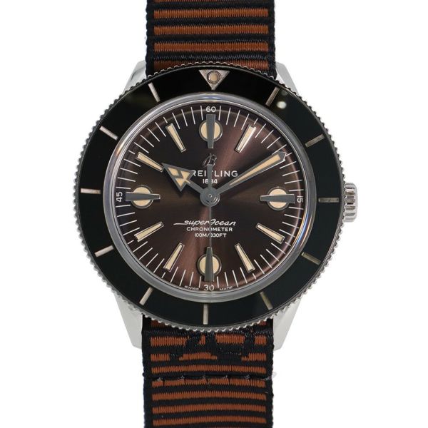 ブライトリング スーパーオーシャン ヘリテージ 57 A103703A1Q1W1 BREITLING 腕時計 ブラウン文字盤