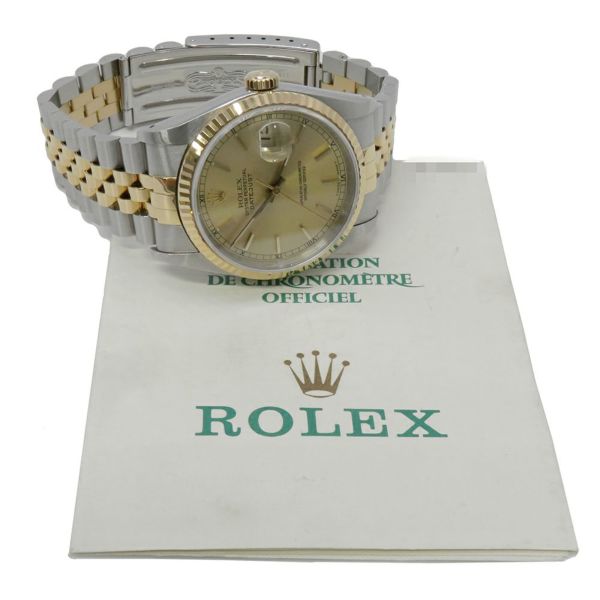 ロレックス デイトジャスト L番 SS/K18YG 116233 ROLEX 腕時計