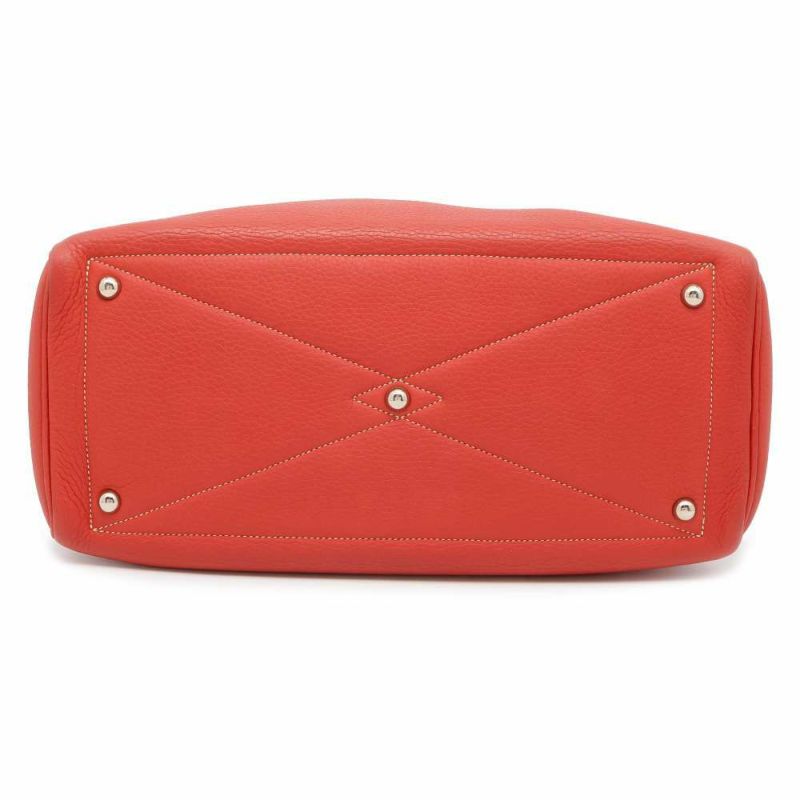 エルメス トートバッグ ヴィクトリア35 ローズジャイプール/シルバー金具 トリヨンクレマンス □O刻印