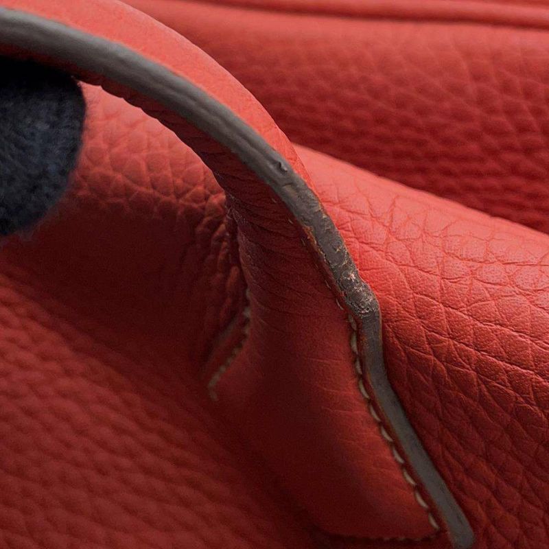 エルメス トートバッグ ヴィクトリア35 ローズジャイプール/シルバー金具 トリヨンクレマンス □O刻印