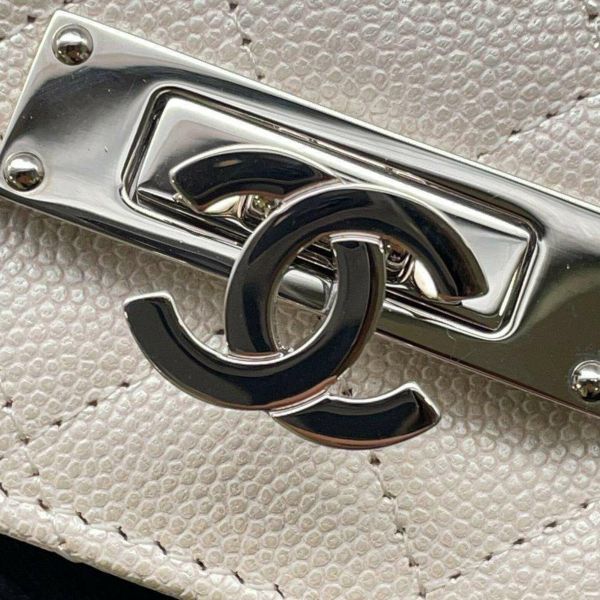 シャネル チェーンウォレット マトラッセ ココマーク キャビアスキン A80766 CHANEL 財布 ポシェット クロスボディ