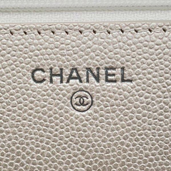 シャネル チェーンウォレット マトラッセ ココマーク キャビアスキン A80766 CHANEL 財布 ポシェット クロスボディ