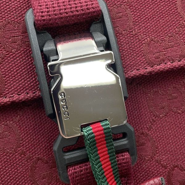 グッチ ショルダーバッグ オリジナルGGキャンバス レザー 802100 GUCCI レッド