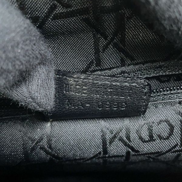 クリスチャン・ディオール ハンドバッグ レディディオール ミディアム キャンバス Christian Dior 2way 黒