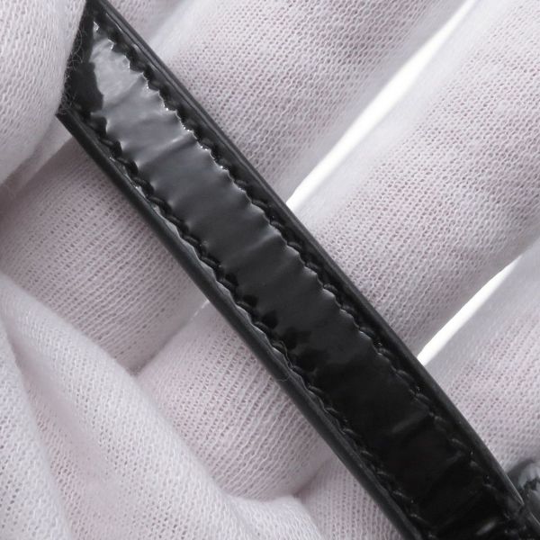 サンローランパリ ショルダーバッグ ホーボーバッグ パテント 773626 SAINT LAURENT PARIS 黒