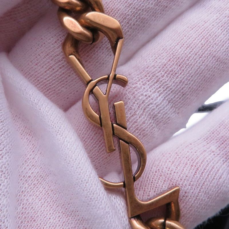 サンローランパリ ショルダーバッグ ホーボーバッグ パテント 773626 SAINT LAURENT PARIS 黒