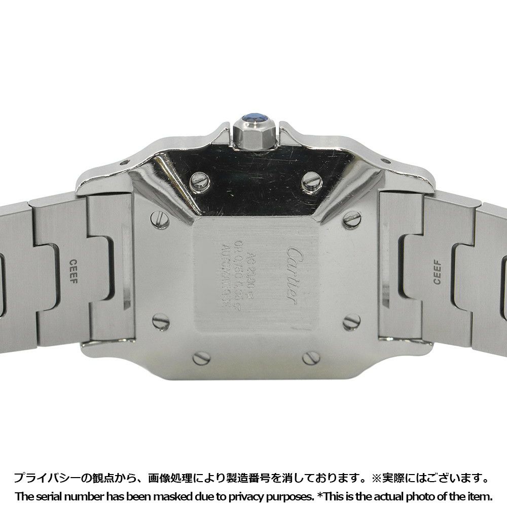 カルティエ サントスガルベ LM W20011C4 Cartier 腕時計 アイボリー文字盤