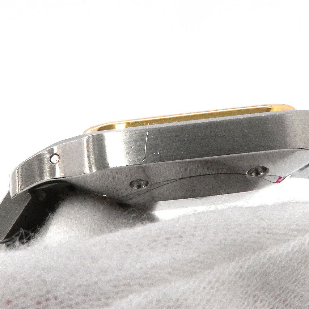 カルティエ サントスガルベ LM W20011C4 Cartier 腕時計 アイボリー文字盤