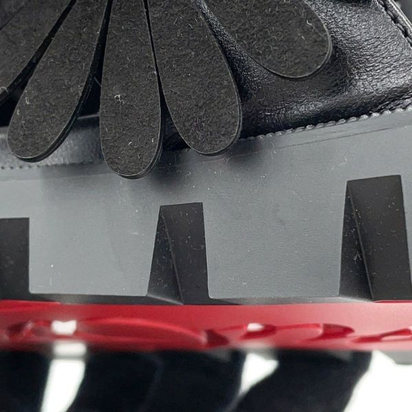 クリスチャン・ルブタン サンダル フローラ クール フラット スエード ラインストーン レディースサイズ38 1/2 Christian Louboutin 靴 黒